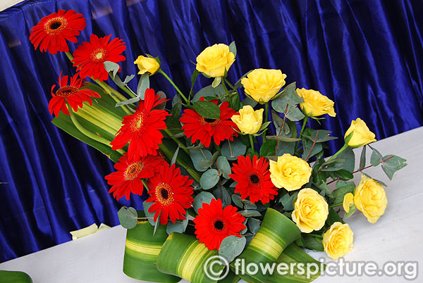 Rose and gerbera bouquet